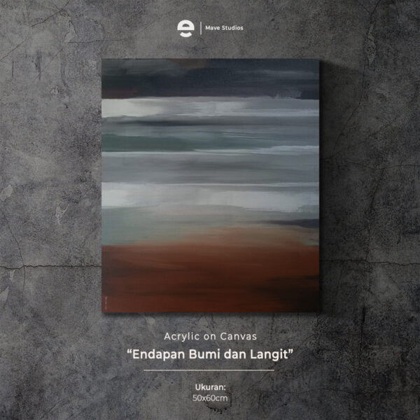 Endapan Bumi-Langit (50x60cm)